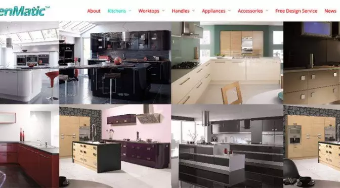 Website For A Kitchens, Appliances & Accessories Supplier